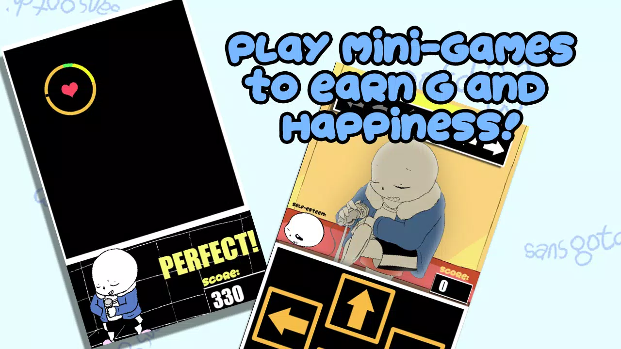sans gotchi Screenshots