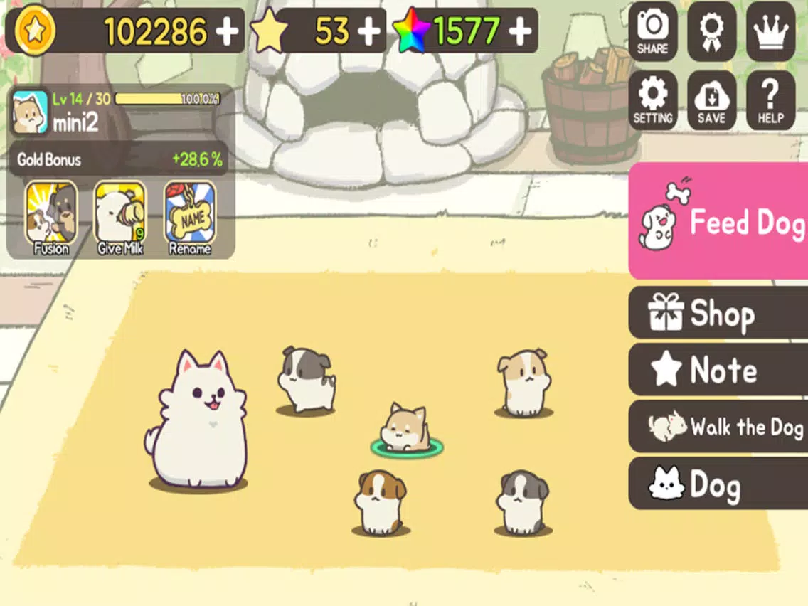 Capturas de pantalla de FeeDog with Angel - Raising Puppies iPad 