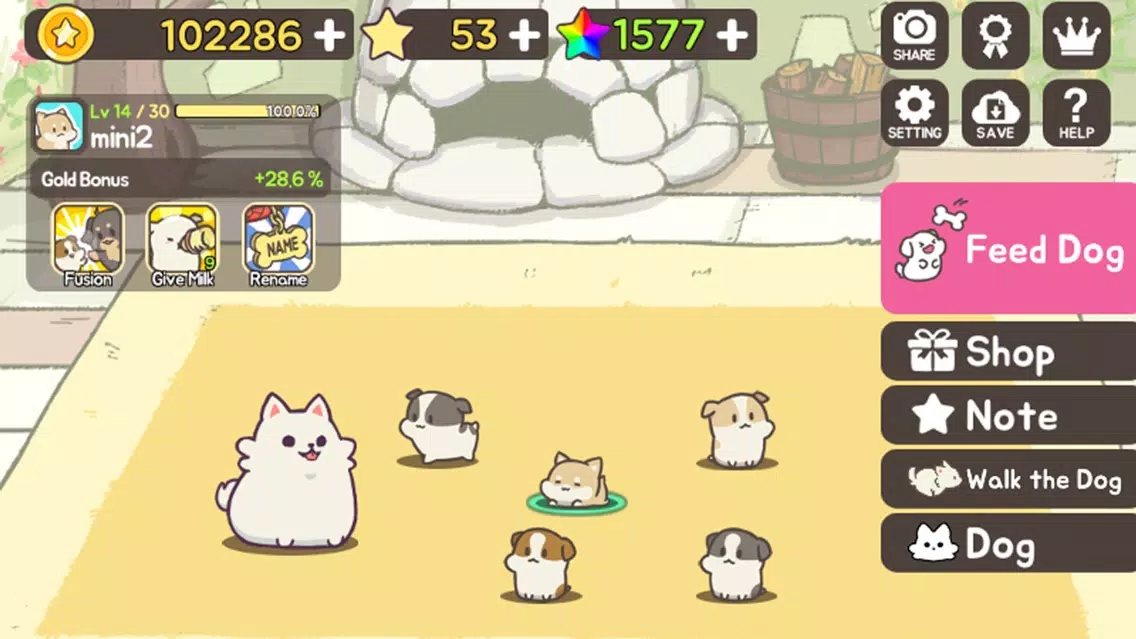 Capturas de pantalla de FeeDog with Angel - Raising Puppies