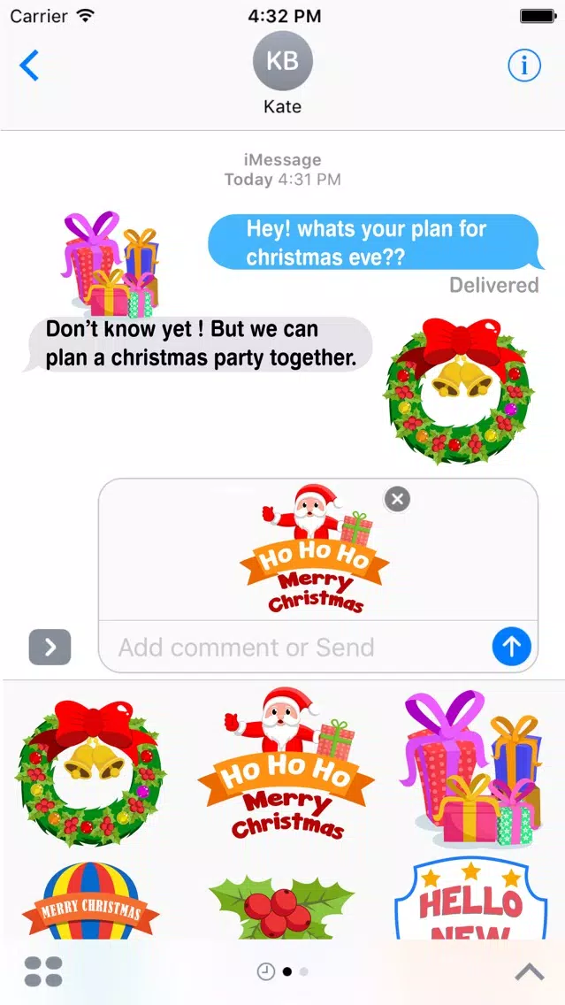Christmas Celebration Stickers Pack Screenshots