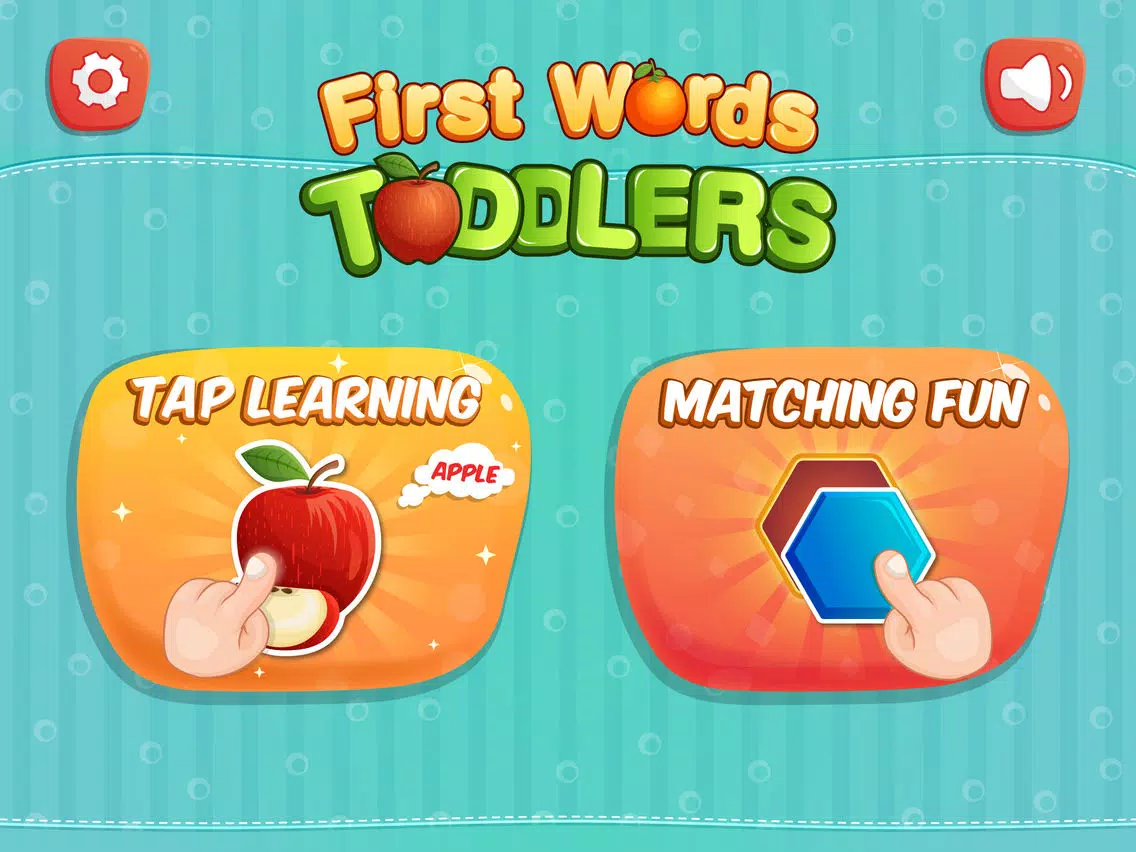 Tangkapan layar First Words Toddler Tap Learning Free : Learn & Match game for Kids iPad