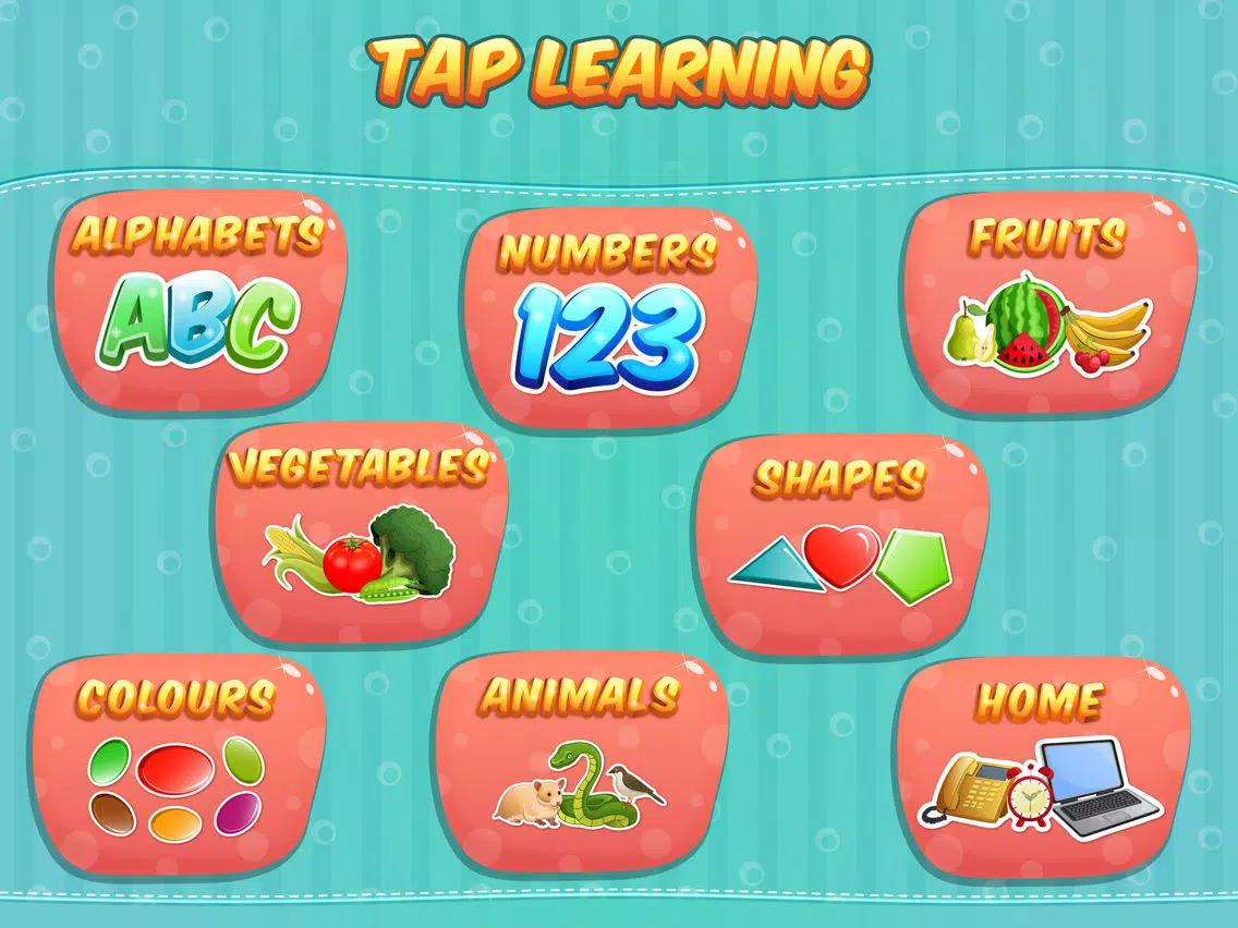 Tangkapan layar First Words Toddler Tap Learning Free : Learn & Match game for Kids iPad