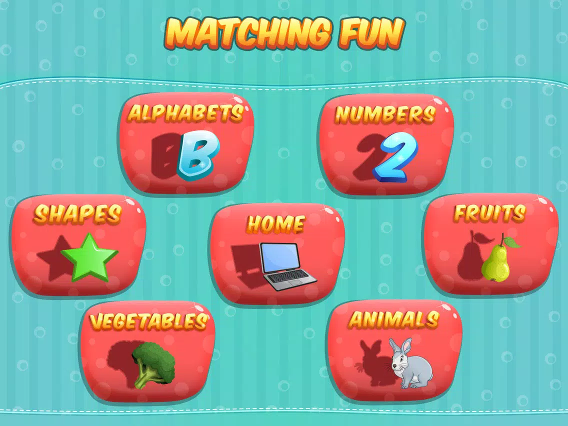 Tangkapan layar First Words Toddler Tap Learning Free : Learn & Match game for Kids iPad