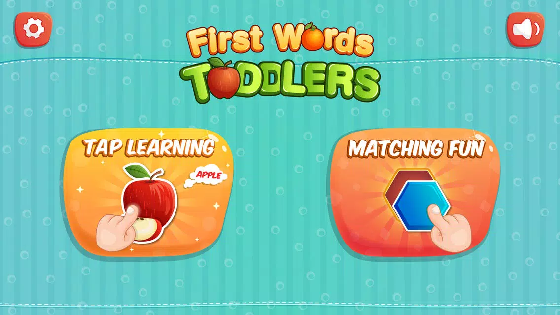 Tangkapan layar First Words Toddler Tap Learning Free : Learn & Match game for Kids