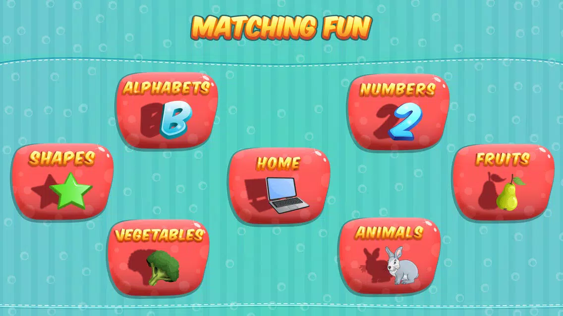 Tangkapan layar First Words Toddler Tap Learning Free : Learn & Match game for Kids