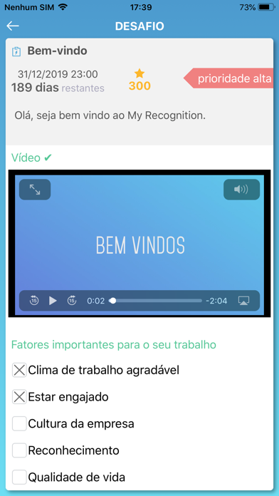 My Recognition Screenshots