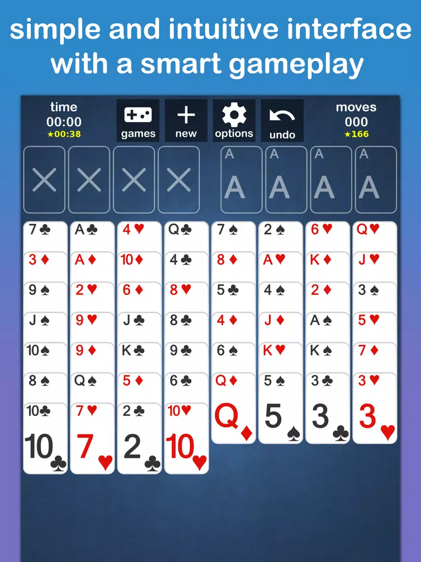Freecell Solitaire - iFreeCell iPad Screenshots