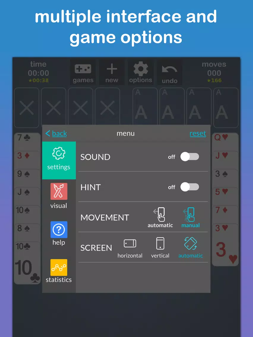 Freecell Solitaire - iFreeCell iPad Screenshots