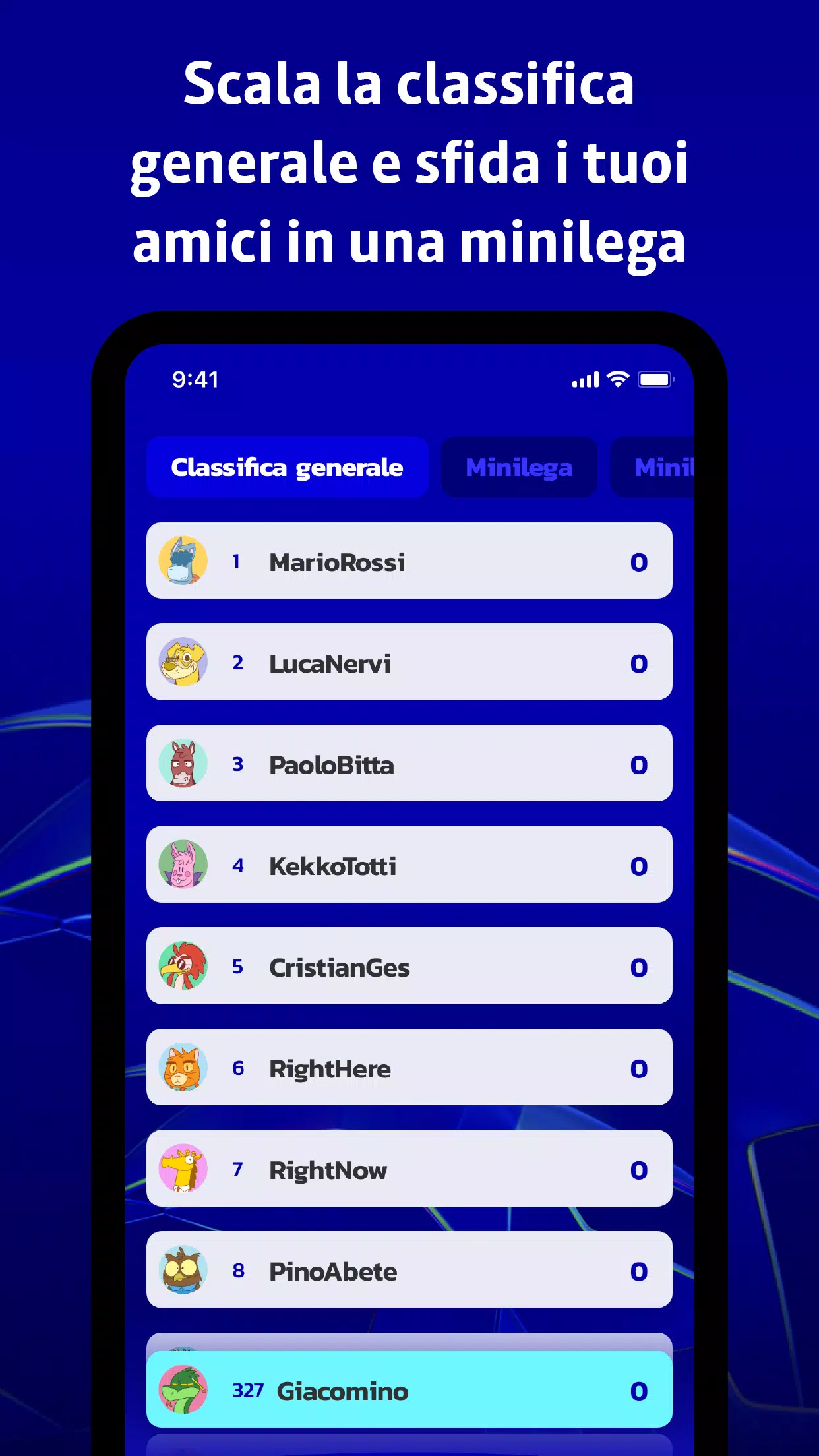 FantaChampions® Screenshots