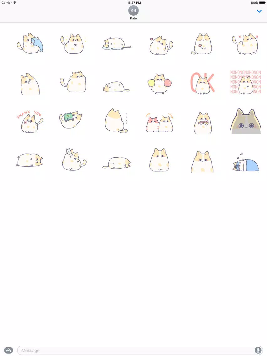Animated Kitty CatMoji Sticker iPad Screenshots