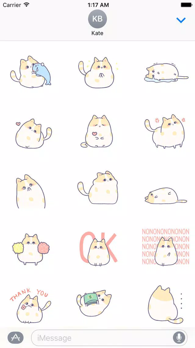 Animated Kitty CatMoji Sticker Screenshots