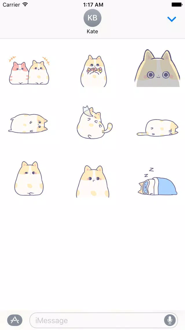 Animated Kitty CatMoji Sticker Screenshots