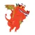 Cute Dragon - DragonMoji Sticker