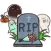 Cute Seal In Halloween Sticker