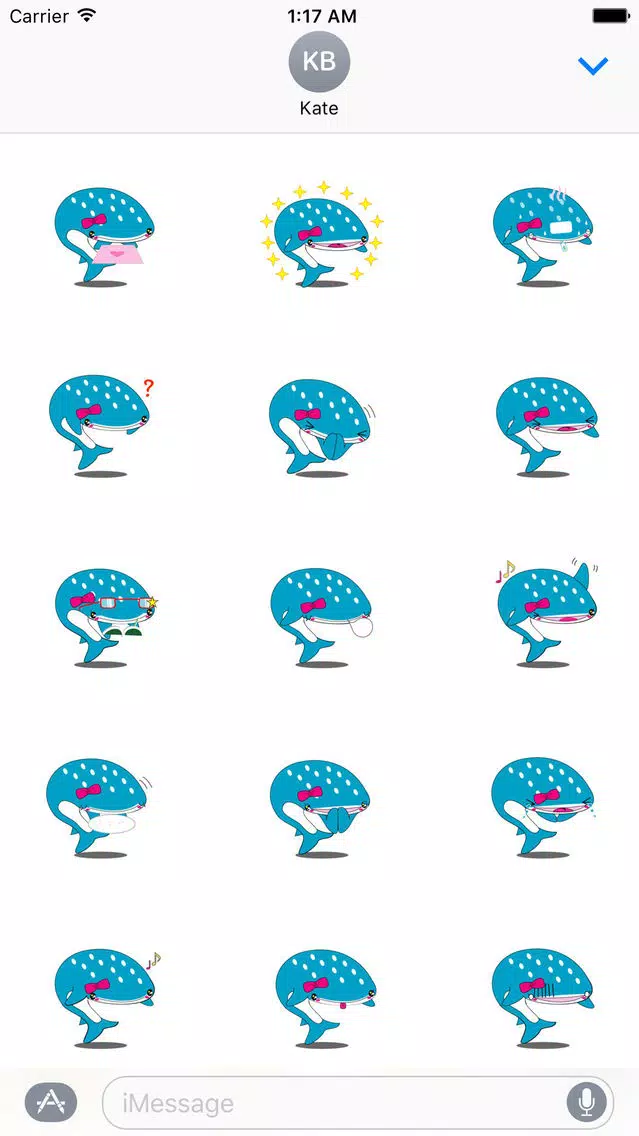 Giant Whale Shark Sticker Screenshots