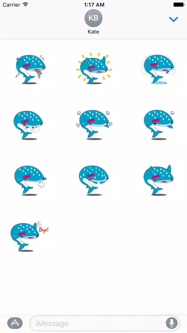 Giant Whale Shark Sticker Screenshots