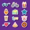 Assortment Colorful Stickers - TOP NEW 2017