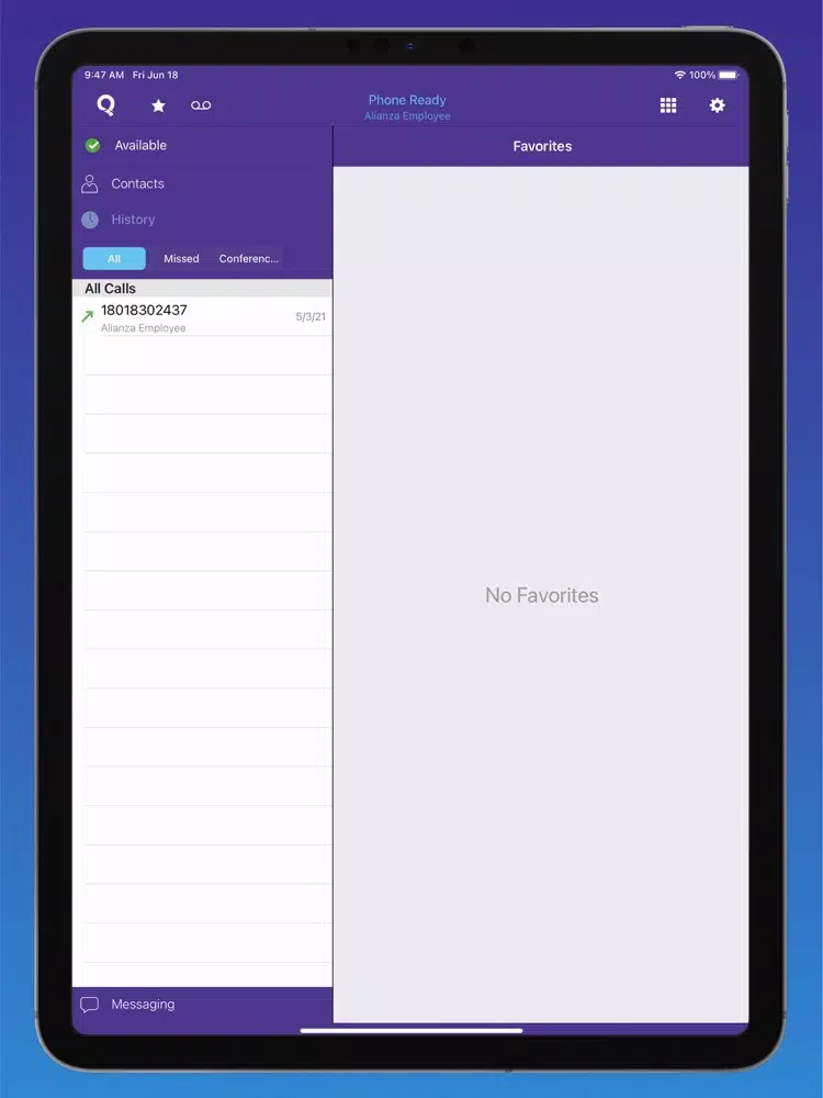 Quantum Fiber Connected Voice iPad Screenshots