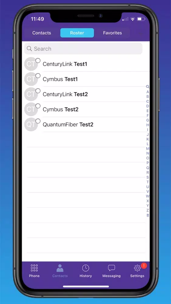 Quantum Fiber Connected Voice Screenshots