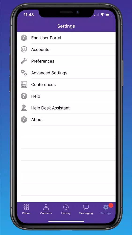 Quantum Fiber Connected Voice Screenshots