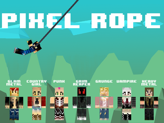 Zrzuty ekranu Pixel Rope iPad 