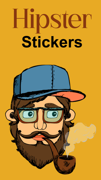 Hipster Stickers for iMessage Screenshots