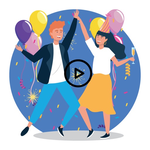 Animated Celebration Stickers Animated Celebration Stickers