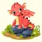 Sleeping Dragon Stickers