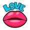 Flirty Lips Sticker