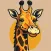 Cute Giraffe Animal Stickers!
