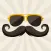 Mustache Stickers Pack For Men