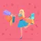 Girlish Women Shopping