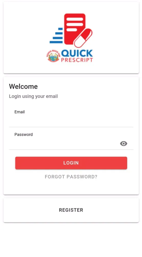 NHF Quick Prescript Screenshots