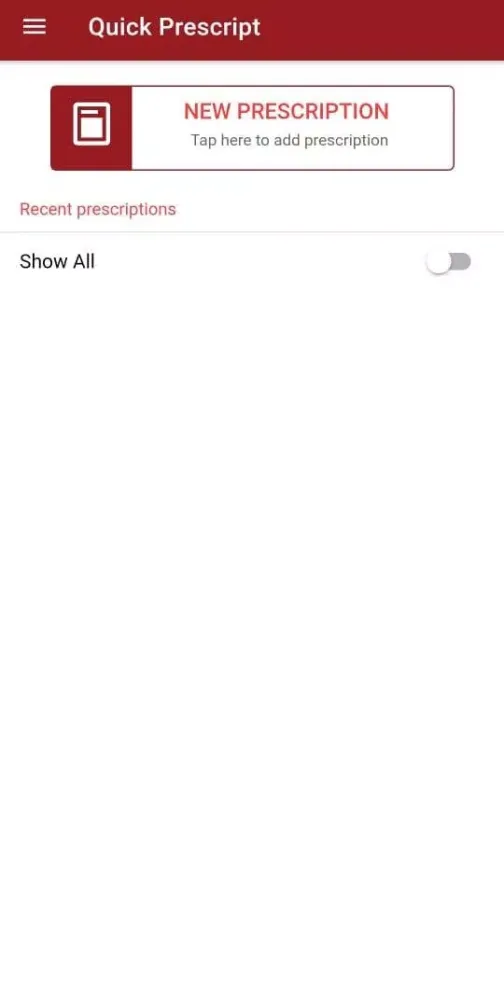 NHF Quick Prescript Screenshots