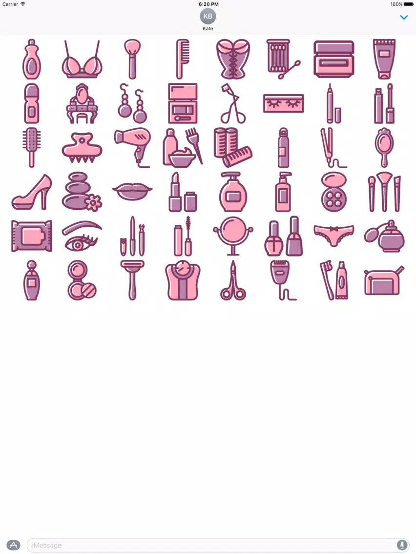 Fashion Stickers - Beauty and Style Emoji iPad Screenshots