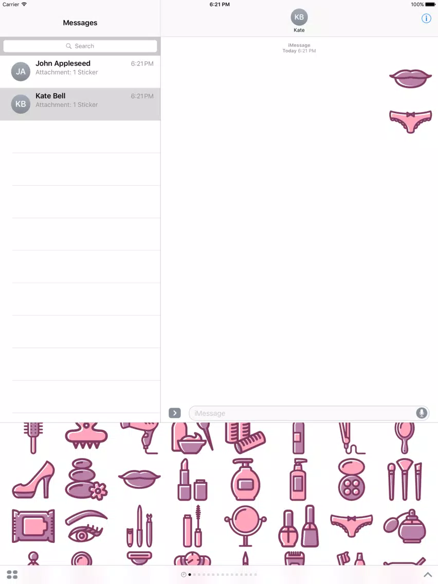 Fashion Stickers - Beauty and Style Emoji iPad Screenshots