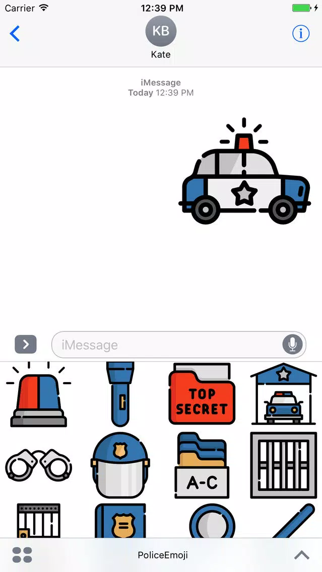 PoliceEmoji Stickers Screenshots
