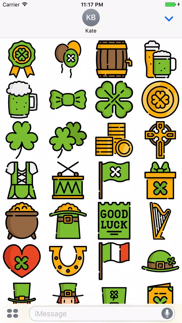 St. Paddy's Day Stickers - Patrick's Emoji Screenshots