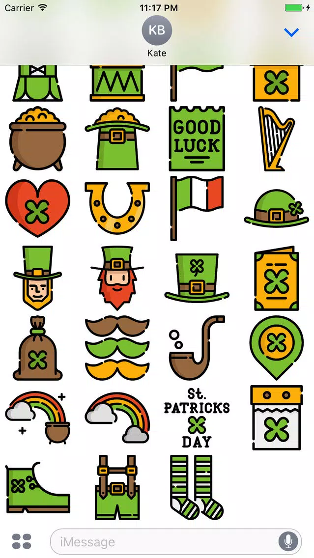St. Paddy's Day Stickers - Patrick's Emoji Screenshots