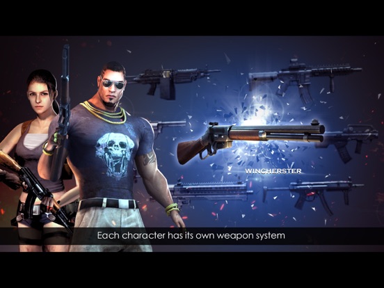 Tangkapan skrin Death Invasion : Zombie Games iPad 