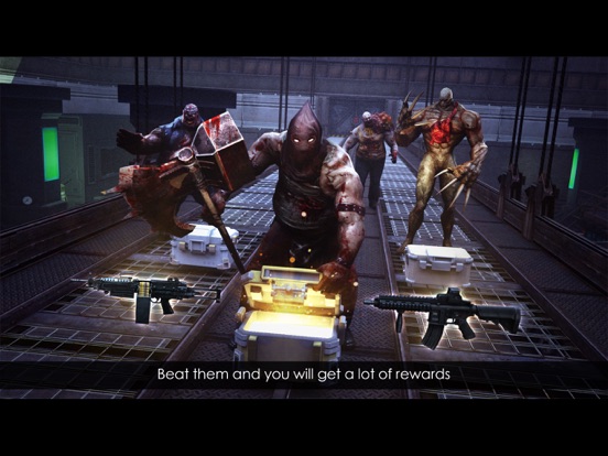 Tangkapan skrin Death Invasion : Zombie Games iPad 