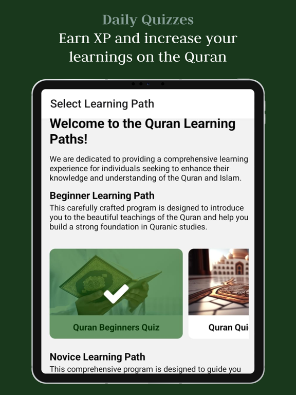 Quran Mentor App iPad Screenshots