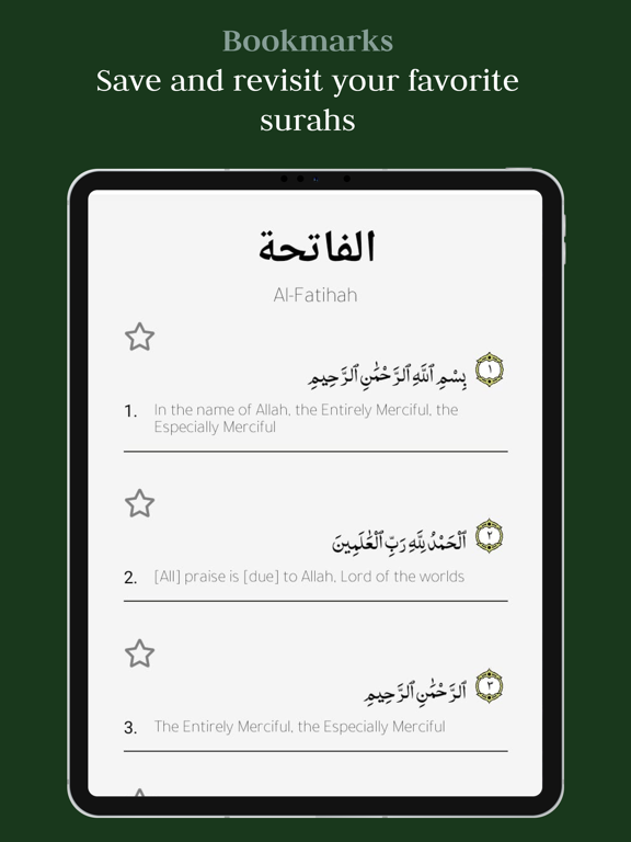 Quran Mentor App iPad Screenshots