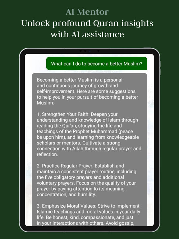 Quran Mentor App iPad Screenshots