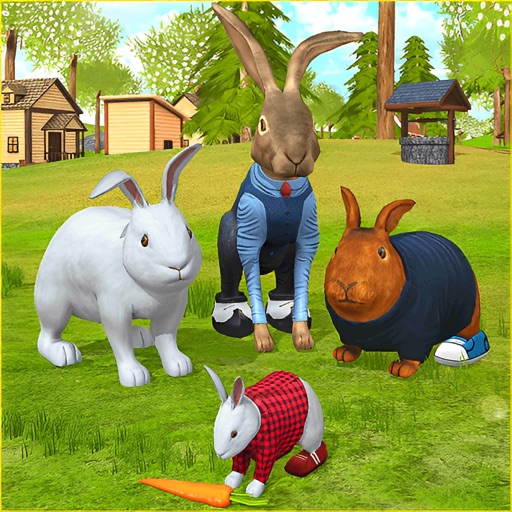 Cute Rabbit Family Adventure Cute Rabbit Family Adventure