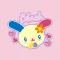Cute Rabbit Girly Stickers