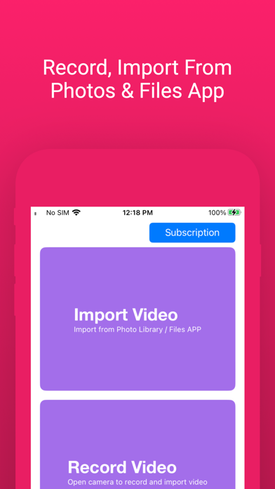 cinematic video editor - focus Screenshots