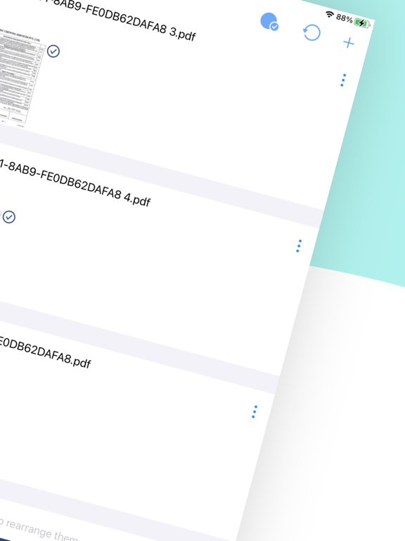 combine pdfs & pdf merger iPad Screenshots