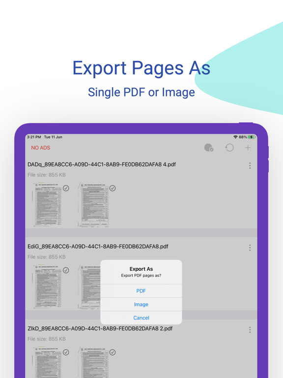 combine pdfs & pdf merger iPad Screenshots