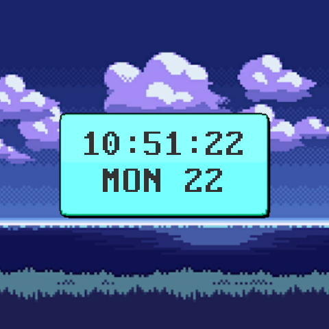 Tangkapan skrin 8 Bit Watch Face
